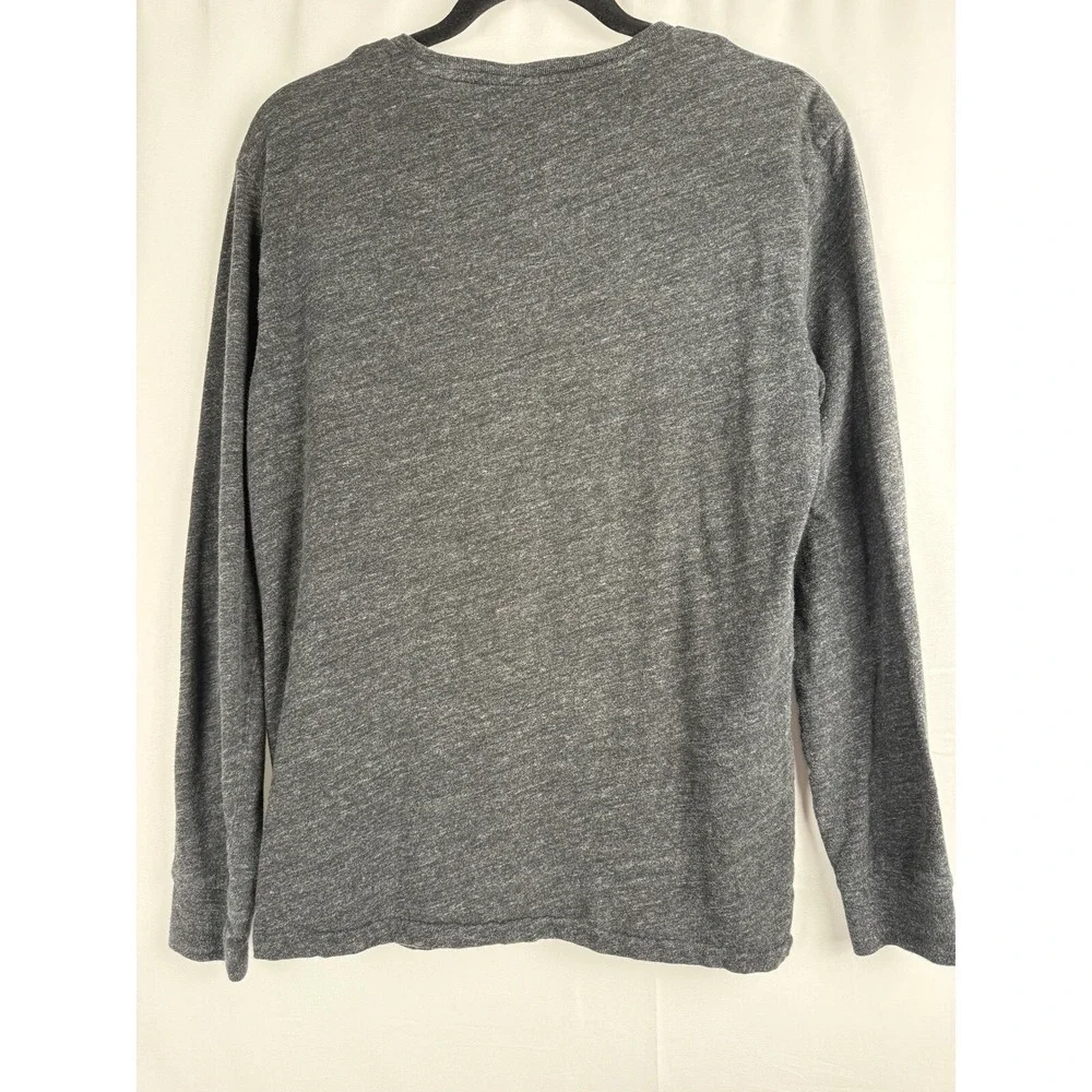 Polo Ralph Lauren Long Sleeve T-Shirt‎ Soft Cotton Casual Charcoal Mens Size S